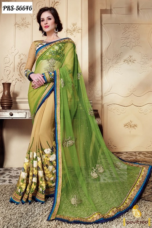 Green.Wedding-Saree-For-Women